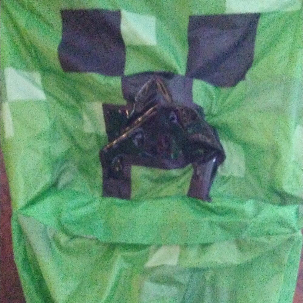 Inflatable Minecraft Creeper Halloween Costume
